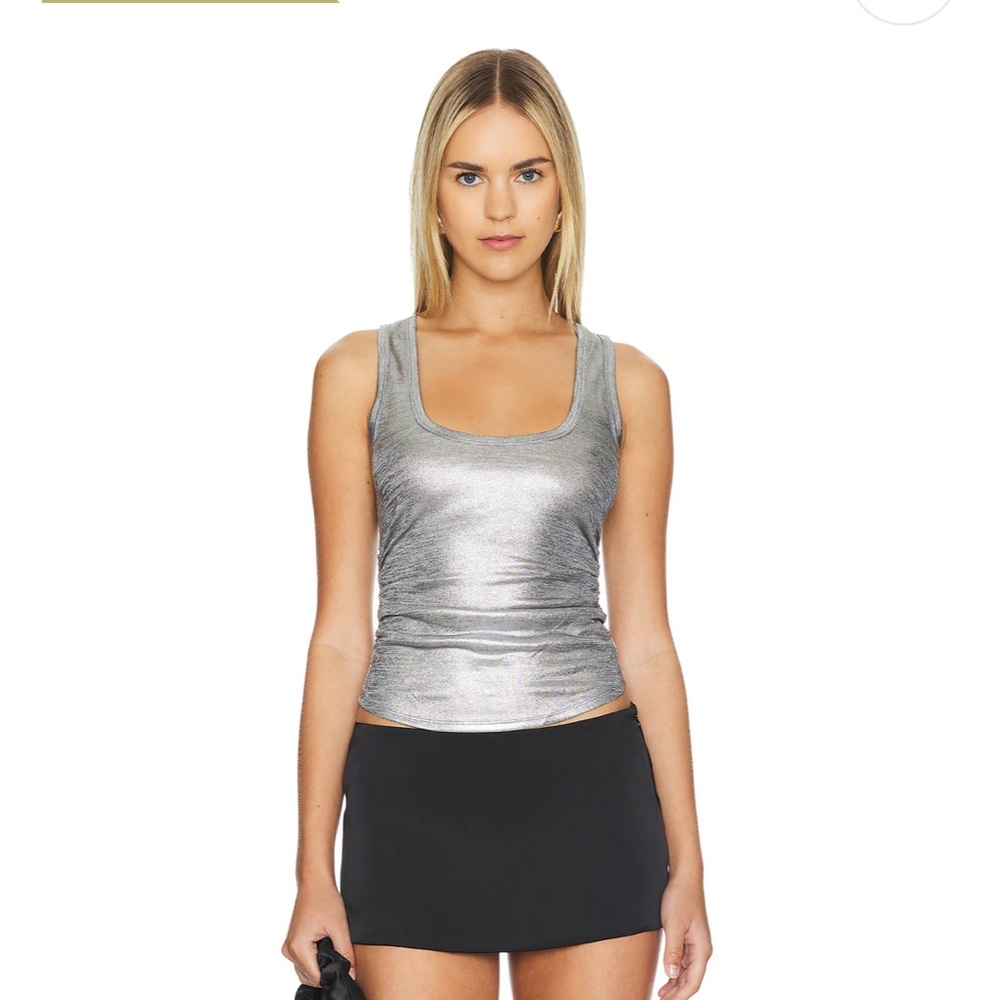Tonya Top in Gunmetal